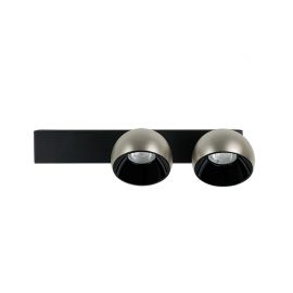 Corpuri de iluminat - Aplica cu 2 spoturi LED directionabile BRUSHED NICKEL ZB-25343