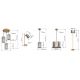 Pendule, Lustre suspendate - Pendul design elegant Run 13,5cm, 30220146 GL