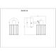 Aplice, corpuri de iluminat pentru pereti - Aplica de perete, Cristal K9 fumuriu, Run 80040146 GL