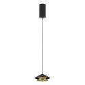 Pendul LED modern 7W BLACK-BRUSHED GOLD ZB-25347
