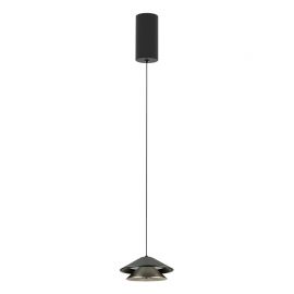 Pendule, Lustre suspendate - Pendul LED modern 7W BLACK-BRUSHED NICKEL ZB-25348