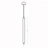 Pendul LED Vertical, Cilindric 20W 3000K BRUSHED GOLD ZB-25168