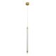 Pendule, Lustre suspendate - Pendul LED Vertical, Cilindric 20W 3000K BRUSHED GOLD ZB-25168