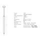 Pendule, Lustre suspendate - Pendul LED Vertical, Cilindric 20W 3000K BRUSHED GOLD ZB-25168