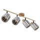 Aplice, corpuri de iluminat pentru pereti - Plafoniera, Cristal K9 fumuriu, 4xE14, Run 80040446 GL