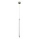 Pendule, Lustre suspendate - Pendul LED Vertical, Cilindric 20W 3000K BRUSHED COFFEE ZB-25169