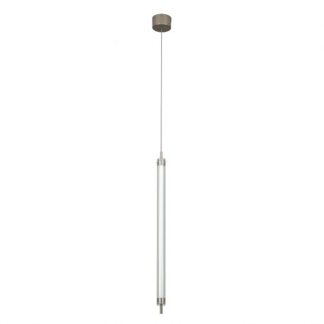 Pendule, Lustre suspendate - Pendul LED Vertical, Cilindric 20W 3000K BRUSHED COFFEE ZB-25169