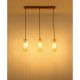 Pendule, Lustre suspendate - Lustra suspendata design decorativ Karolo 3L, 15775-3H GL