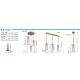 Pendule, Lustre suspendate - Lustra suspendata design decorativ Karolo 3L, 15775-3H GL