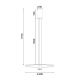 Pendule, Lustre suspendate - Lustra suspendata LED diametru 48cm, Nomada MA-8983