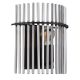 Aplice, corpuri de iluminat pentru pereti - Aplica de perete, Metal Negru, Sticla Fumurie, GORLEY 15698W GL