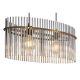 Pendule, Lustre suspendate - Lustra suspendata, Metal Negru, Sticla Fumurie, GORLEY 15698H3 GL