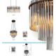Pendule, Lustre suspendate - Lustra suspendata, Metal Negru, Sticla Fumurie, GORLEY 15698H3 GL