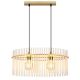 Pendule, Lustre suspendate - Lustra suspendata, Metal Auriu Mat, Sticla Opaca, GORLEY 15698H3M GL