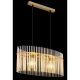 Pendule, Lustre suspendate - Lustra suspendata, Metal Auriu Mat, Sticla Opaca, GORLEY 15698H3M GL