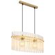 Pendule, Lustre suspendate - Lustra suspendata, Metal Auriu Mat, Sticla Opaca, GORLEY 15698H3M GL