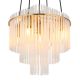 Pendule, Lustre suspendate - Lustra suspendata, Metal Auriu Mat, Sticla Opaca, GORLEY 15698H2M GL