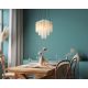 Pendule, Lustre suspendate - Lustra suspendata, Metal Auriu Mat, Sticla Opaca, GORLEY 15698H2M GL