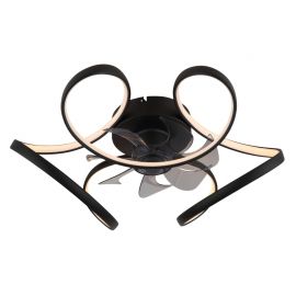 Lustra LED cu ventilator si telecomanda LORIS 03638 GL