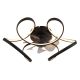 Lustre cu ventilator - Lustra LED cu ventilator si telecomanda LORIS 03638 GL