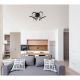 Lustre cu ventilator - Lustra LED cu ventilator si telecomanda LORIS 03638 GL