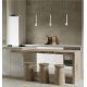 Pendule, Lustre suspendate - Lustra suspendata LED design minimalist FUGAZ alb MA-8946