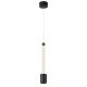 Lustra suspendata LED design minimalist FUGAZ negru MA-8947