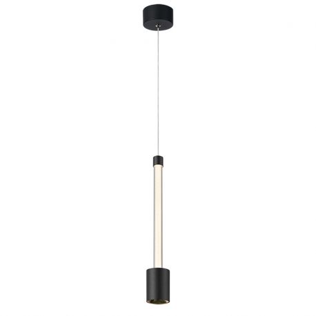 Pendule, Lustre suspendate - Lustra suspendata LED design minimalist FUGAZ negru MA-8947