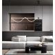 Pendule, Lustre suspendate - Lustra suspendata LED design minimalist FUGAZ negru MA-8947