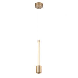 Pendule, Lustre suspendate - Lustra suspendata LED design minimalist FUGAZ auriu MA-8950