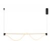 Lustra suspendata LED design minimalist FUGAZ negru MA-8951