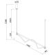 Pendule, Lustre suspendate - Lustra suspendata LED design minimalist FUGAZ negru MA-8951