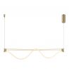 Lustra suspendata LED design minimalist FUGAZ auriu MA-8952