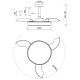 Lustre cu ventilator - Lustra LED CCT cu ventilator si telecomanda ALASKA alb MA-8752