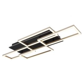 Plafoniere - Plafoniera LED CCT cu telecomanda JEFFRY antracit 67359-40A GL
