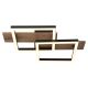 Plafoniere - Plafoniera LED design slim JEFFRY aspect lemn 67350-16 GL GL