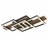 Plafoniera LED design slim JEFFRY aspect lemn 67350-24 GL