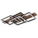 Plafoniere - Plafoniera LED design slim JEFFRY aspect lemn 67350-24 GL