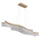 Pendule, Lustre suspendate - Lustra suspendata, Metal Auriu Mat, Cristale Acrilice, JULIET 67348HG GL