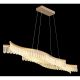 Pendule, Lustre suspendate - Lustra suspendata, Metal Auriu Mat, Cristale Acrilice, JULIET 67348HG GL