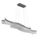 Lustra suspendata, Metal Grafit Mat, Cristale Acrilice, JULIET 67348H GL