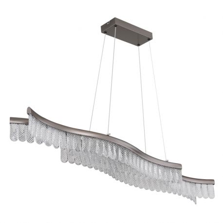 Pendule, Lustre suspendate - Lustra suspendata, Metal Grafit Mat, Cristale Acrilice, JULIET 67348H GL