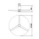 Lustre cu ventilator - Lustra LED, Ventilator Smart cu telecomanda UP AND DOWN MA-9062
