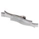 Lustre aplicate - Lustra aplicata, Metal Grafit Mat, Cristale Acrilice, JULIET 67348D GL