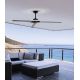Lustre cu ventilator - Lustra LED, Ventilator cu telecomanda, IP44, BRISA Mini MA-8726