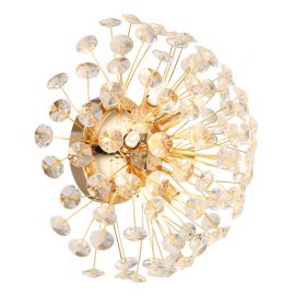 Aplice, corpuri de iluminat pentru pereti - Aplica design elegant KATRINA auriu 64135W GL
