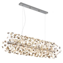 Pendule, Lustre suspendate - Lustra suspendata design elegant KATRINA L-90cm crom 64135H4C GL