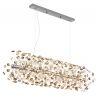 Lustra suspendata design elegant KATRINA L-90cm crom 64135H4C GL