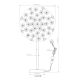 Veioze - Veioza design elegant KATRINA crom 64135TC GL