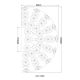 Aplice, corpuri de iluminat pentru pereti - Aplica design elegant KATRINA crom 64135WC GL